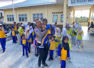 Satlantas Polres Natuna Jadi Sahabat Anak SLB, Tanamkan Keselamatan Sejak Dini