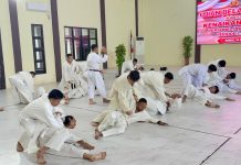 Polres Natuna Gelar Ujian Bela Diri Polri untuk Kenaikan Pangkat Periode 1 Juli 2026