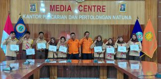 Tunjukkan Jiwa Kemanusiaan di Siaga Lebaran, SAR Natuna Apresiasi Saka SAR SMAN 1 Bunguran Tengah