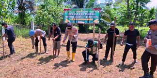 Tanam Jagung Serentak Kuartal I Tahun 2026, Polsek Simpang Jernih Bidik Ketahanan Pangan