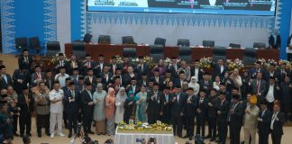 Wakil Bupati Asahan Ikuti Rapat Paripurna Hari Jadi Provsu Ke 78