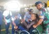 Hadir di Garis Depan, Babinterau Lanud RSA Natuna Amankan Arus Penumpang