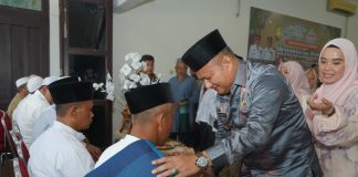 Wakil Bupati Asahan Hadiri Walimatul Safar, Doakan 26 Calon Jamaah Haji Raih Mabrur