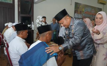 Wakil Bupati Asahan Hadiri Walimatul Safar, Doakan 26 Calon Jamaah Haji Raih Mabrur