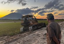Tingkatkan Keselamatan Penerbangan, Lanud Raden Sadjad Benahi Drainase Runway