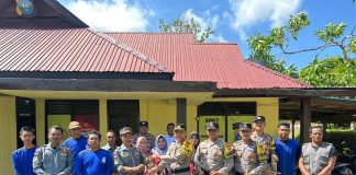 Perkuat Sabuk Kamtibmas, Polsek Serasan Ajak Masyarakat Jaga Keamanan Perbatasan