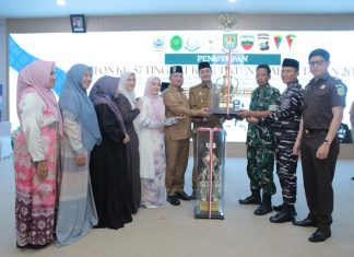 Wakil Bupati Asahan Tutup MTQN ke-57, Kota Kisaran Barat Raih Juara Umum