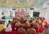 Bupati Al – Farlaky Evaluasi Huntara Bersama Vendor dan BNPB