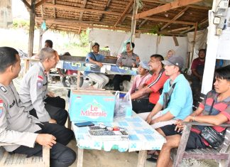 Jelang May Day, Kasat Binmas Polres Aceh Timur Sambangi SPSI Peureulak