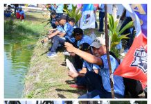 Lanud Raden Sadjad Natuna Semarakkan HUT ke-80 TNI AU dengan Lomba Mancing Mania