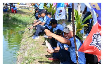 Lanud Raden Sadjad Natuna Semarakkan HUT ke-80 TNI AU dengan Lomba Mancing Mania