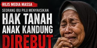 24 TAHUN MENANGIS DALAM DIAM, HAK TANAH ANAK KANDUNG DIDUGA DIREBUT IBU TIRI DAN TUJUH ADIK TIRI, LAPORAN DI POLRES BUTON UTARA PUN MANDEK