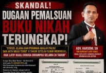SKANDAL DUGAAN PEMALSUAN BUKU NIKAH TERUNGKAP