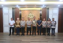 POLDA KEPRI PERKUAT KERJA SAMA KEAMANAN LINTAS NEGARA BERSAMA KONSULAT JENDERAL SINGAPURA