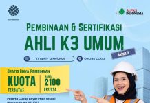Siap-siap! Kemnaker Buka Lagi Pembinaan K3 Gratis untuk 2.100 Peserta