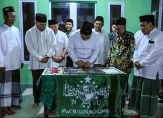 Bupati Roby Resmikan Kantor MWC-NU Gunung Kijang, Perkuat Peran Keagamaan dan Sosial