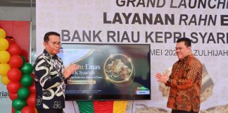 Sekda Bintan Resmikan Layanan Rahn Emas BRK Syariah Cabang Bintan