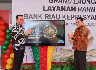 Sekda Bintan Resmikan Layanan Rahn Emas BRK Syariah Cabang Bintan