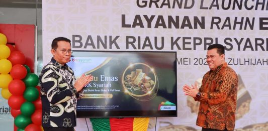 Sekda Bintan Resmikan Layanan Rahn Emas BRK Syariah Cabang Bintan