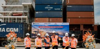 PMT Layani Pelayaran Langsung Perdana CMA CGM dari Kuala Tanjung ke China Selatan