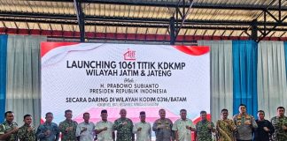 Wagub Nyanyang Ikuti Peluncuran 1.061 KDKMP, Kepri Siap Jadi Mitra Strategis Program Nasional