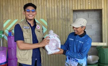 Jalan Santai Hardiknas di Bunguran Utara Berlangsung Meriah, Ketua Yayasan Peduli Natuna Perbatasan Turut Ambil Peran