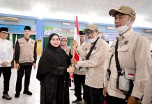 Penuh Haru, Bupati Kasmarni Lepas 396 Jemaah Haji Bengkalis ke Tanah Suci