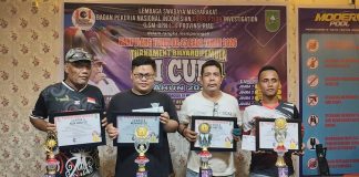 Sukses, Turnamen Biliar ICI CUP 1 Provinsi Riau Digelar di Sungai Pakning