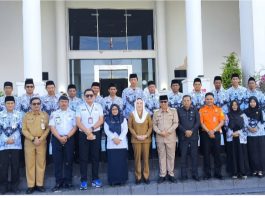 Pemkab Natuna Gelar Apel Hardiknas 2026, Bupati Bertindak sebagai Pembina Upacara