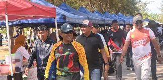 Pasar Minggu Ria Lanud RSA Natuna Hidupkan UMKM dan Kebersamaan di Pantai Piwang