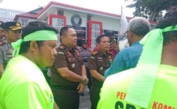 TKBM Dumai Gelar Aksi Damai di Kejari, Kawal Dugaan Kasus Notaris J
