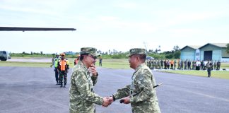 Danlanud RSA Sambut Wakasau di Natuna, Peran The Frontliner Semakin Tegas