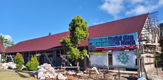 Progres Rehabilitasi MTsS Ibnu Hajar Serasan Lampaui Target, Dikebut Rampung Sebelum Tahun Ajaran Baru