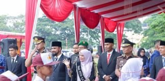 Bunda PAUD Aceh Timur Turut Menghadiri Upacara Hardiknas