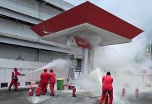 Pertamina Patra Niaga Regional Sumbagut Perkuat Kesiapsiagaan Penanganan Kebakaran SPBU melalui Simulasi PKD di Padang