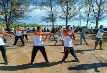 Perkuat Sinergi dan Kesiapsiagaan, Basarnas Natuna Gelar Senam Bersama di Pelabuhan Penagi