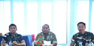Dari Natuna, Danlanud RSA Ikuti Exit Briefing Panglima Kodau I