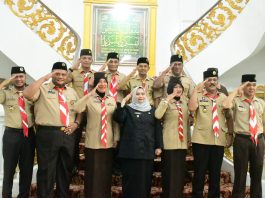 Bupati Kasmarni Terima Audiensi Kwarcab Pramuka Bengkalis, Jadwalkan Pelantikan Pengurus 12 Mei Mendatang