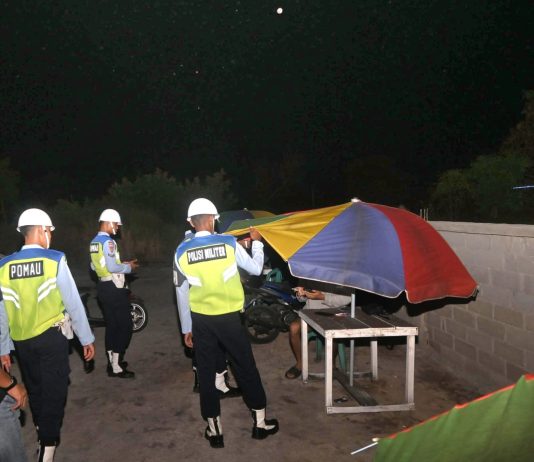 Polisi Militer Lanud RSA Natuna Gelar Operasi Ketertiban, Sasar Lokasi Rawan Pelanggaran