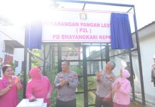 Syukuran Renovasi Gedung Bhayangkari, Kapolda Kepri Resmikan P2L dan Panen Hasil Ketahanan Pangan