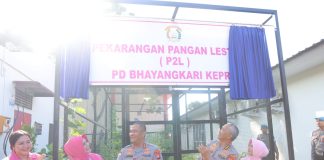 Syukuran Renovasi Gedung Bhayangkari, Kapolda Kepri Resmikan P2L dan Panen Hasil Ketahanan Pangan