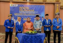 Hadiri Pelantikan PC PMII Bengkalis, Bupati Ajak Pemuda Aktif Bangun Daerah