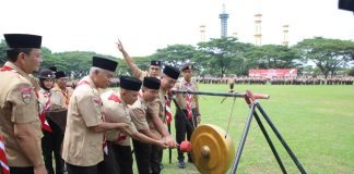 Bupati Asahan Buka Jambore Gerakan Pramuka Cabang Asahan Tahun 2026