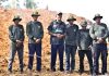 Sekda Lingga Tanam 5.000 Benih Semangka di Lahan Ketahanan Pangan Kogabwilhan I