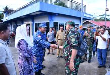 Danlanud RSA Sambut Kunjungan Pangkogabwilhan I di Natuna