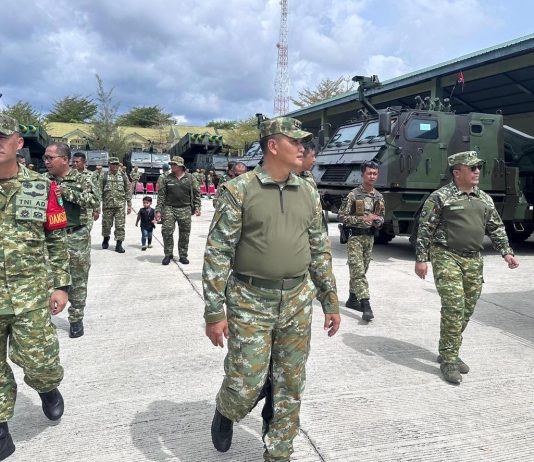 Pangkogabwilhan I Tinjau Kesiapan Operasional Batalyon Komposit 1/Gardapati Natuna