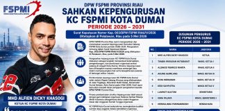 Resmi Terpilih, Alfien Dicky Khasogi Komitmen Perkuat Perjuangan Buruh di Dumai