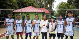 Tekuk Tim Pulau Nguan 3-1, Panther Rejai Sabet Juara Turnamen Voli Pulau Bukit
