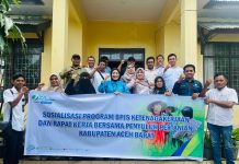 BPP Samatiga Gandeng BPJS Ketenagakerjaan, Penyuluh Pertanian Aceh Barat Diajak Pahami Pentingnya Jaminan Sosial