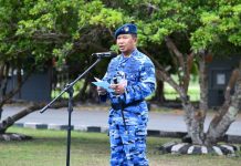 Danlanud RSA Natuna Bacakan Amanat Kasau, Tekankan Profesionalisme Personel di Tengah Modernisasi Alutsista TNI AU
